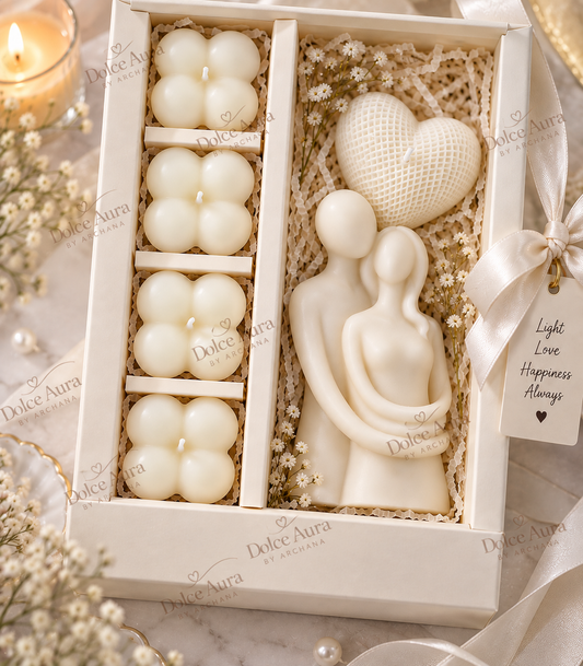 Premium Love & Bloom Candle Gift Box