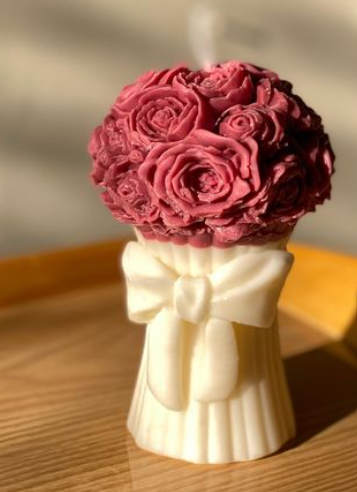 Rose Bouquet Candle