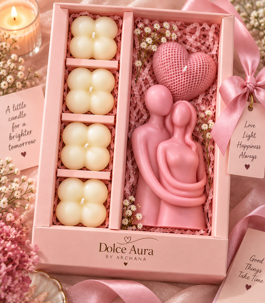 Premium Love & Bloom Candle Gift Box