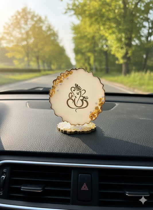 Mini Ganesh Car Dashboard & Desk Showpiece – Bring Divine Blessings to Your Space   Home Decore