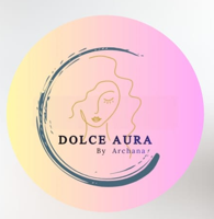 Dolce Aura product with gradient pink to yellow color scheme