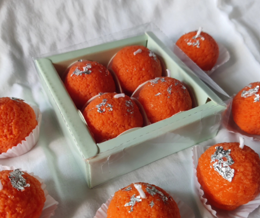 Laddu Candle Gift Box – 4 Cavity