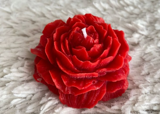 Peony Flower Candle